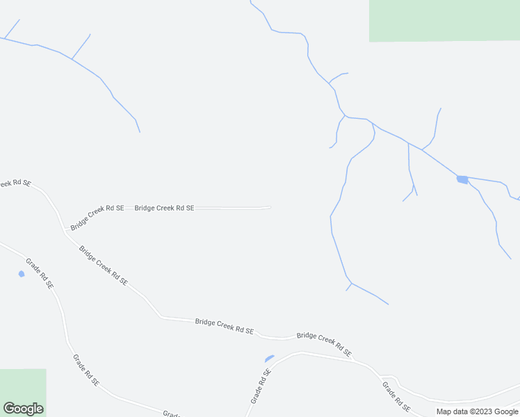 map of restaurants, bars, coffee shops, grocery stores, and more near Bridge Creek Road Southeast in Silverton