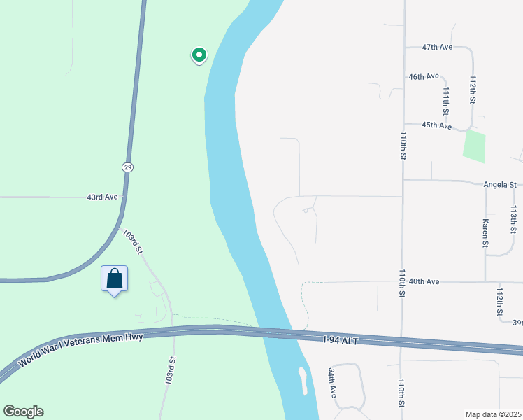 map of restaurants, bars, coffee shops, grocery stores, and more near 10602 43rd Avenue in Chippewa Falls