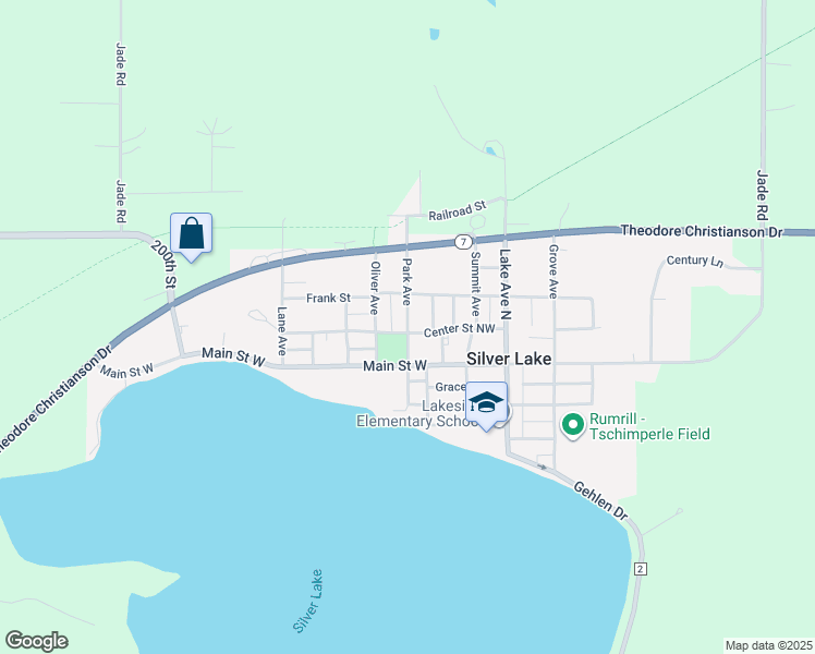 map of restaurants, bars, coffee shops, grocery stores, and more near 217 Park Avenue in Silver Lake