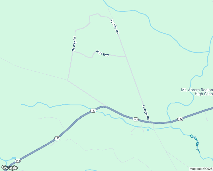 map of restaurants, bars, coffee shops, grocery stores, and more near Lovejoy Road in Strong