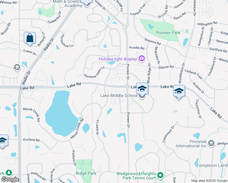 map of restaurants, bars, coffee shops, grocery stores, and more near 3027 Juniper Lane in Woodbury