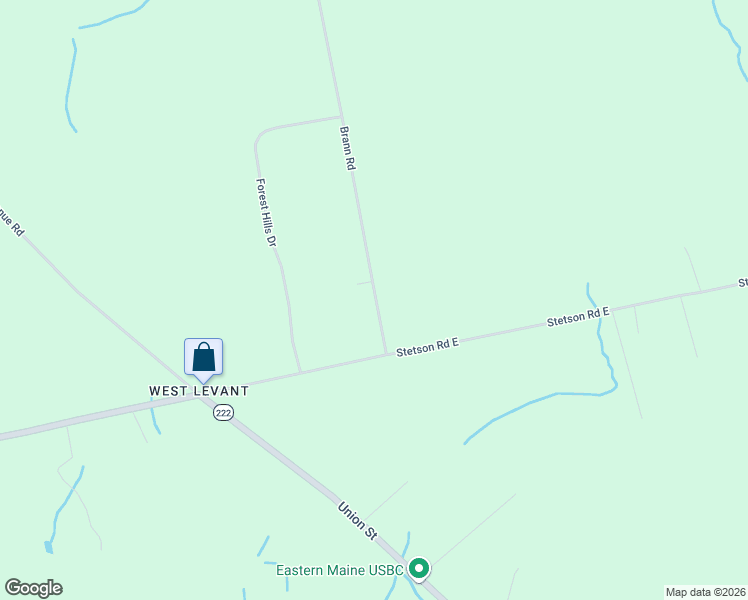 map of restaurants, bars, coffee shops, grocery stores, and more near 2102-2242 Brann Road in Levant