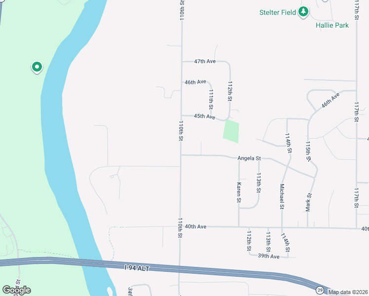 map of restaurants, bars, coffee shops, grocery stores, and more near 4315 110th Street in Chippewa Falls