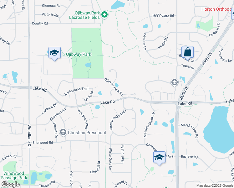 map of restaurants, bars, coffee shops, grocery stores, and more near 3002 Copper Oaks Trail in Woodbury