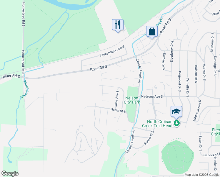 map of restaurants, bars, coffee shops, grocery stores, and more near 2250 Dorchester Drive South in Salem