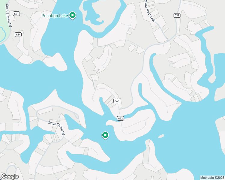 map of restaurants, bars, coffee shops, grocery stores, and more near N1508 Spring Glen Road in Keshena