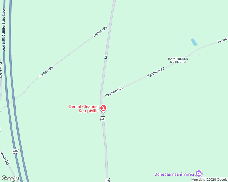 map of restaurants, bars, coffee shops, grocery stores, and more near 1921 Hyndman Road in Edwardsburgh/Cardinal
