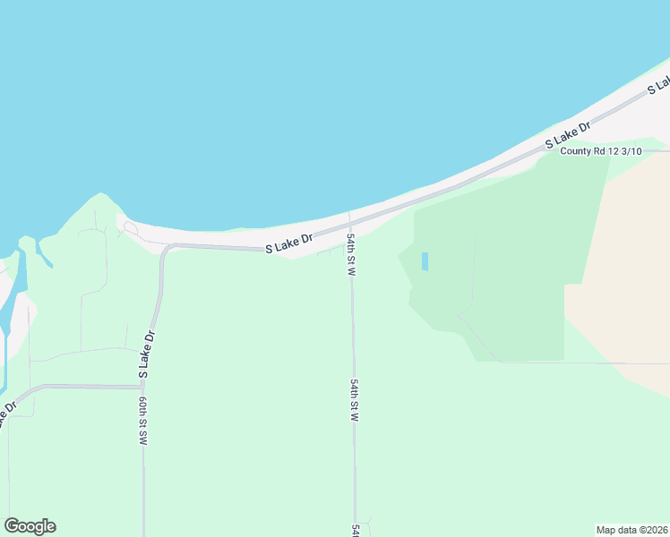 map of restaurants, bars, coffee shops, grocery stores, and more near 54th Street West in Watertown