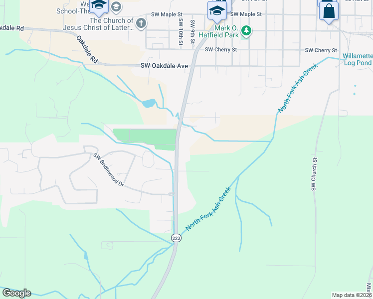 map of restaurants, bars, coffee shops, grocery stores, and more near 2020 Southwest Fairview Avenue in Dallas