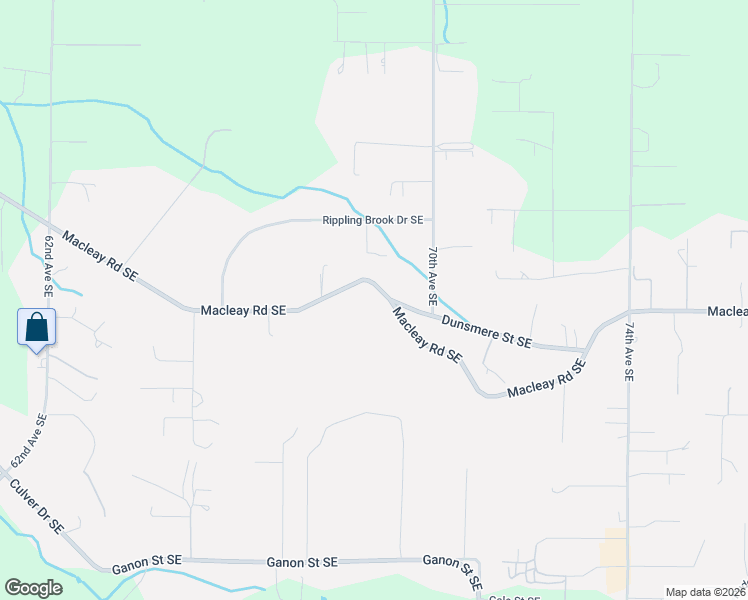 map of restaurants, bars, coffee shops, grocery stores, and more near 6852 Macleay Road Southeast in Salem