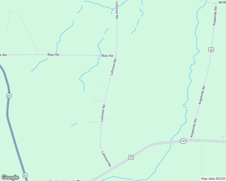 map of restaurants, bars, coffee shops, grocery stores, and more near 144 Laforest Road in West Chazy