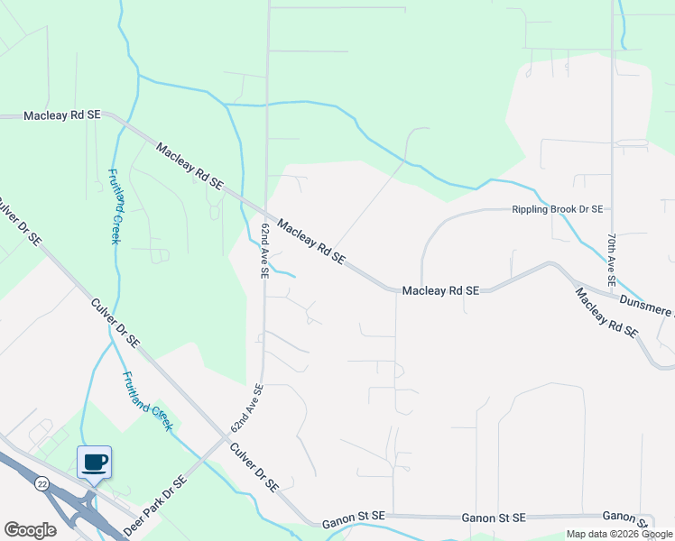 map of restaurants, bars, coffee shops, grocery stores, and more near 6292 Macleay Road Southeast in Salem