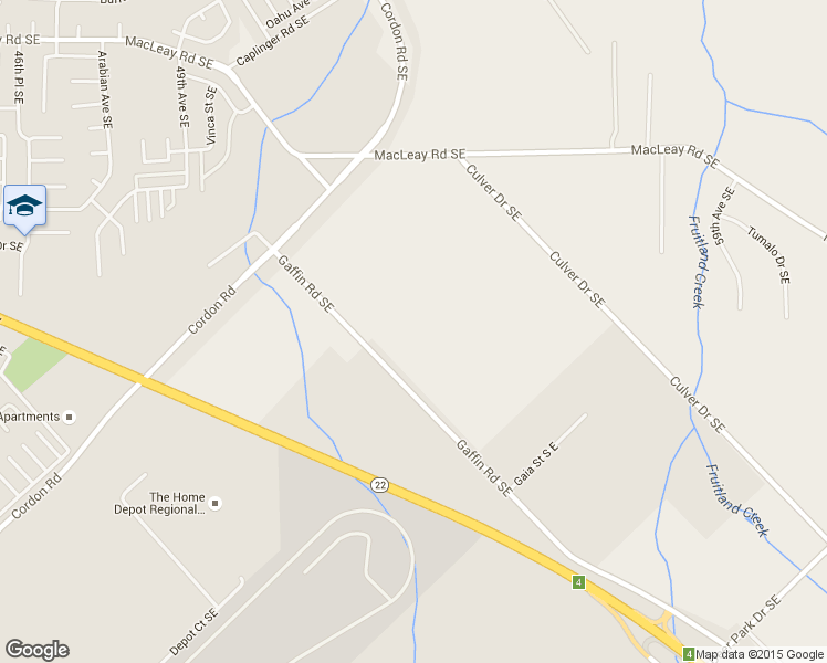 map of restaurants, bars, coffee shops, grocery stores, and more near 5215 Gaffin Rd SE in Salem