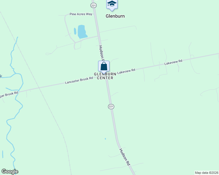 map of restaurants, bars, coffee shops, grocery stores, and more near 895 Hudson Road in Glenburn