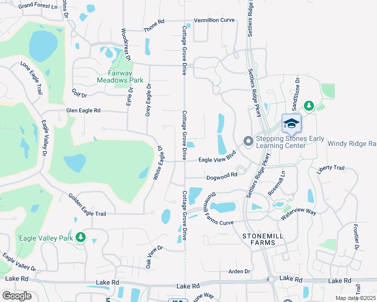 map of restaurants, bars, coffee shops, grocery stores, and more near 2671 Cottage Grove Drive in Woodbury