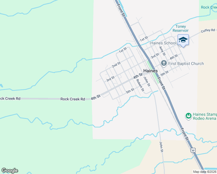 map of restaurants, bars, coffee shops, grocery stores, and more near 1640 4th Street in Haines