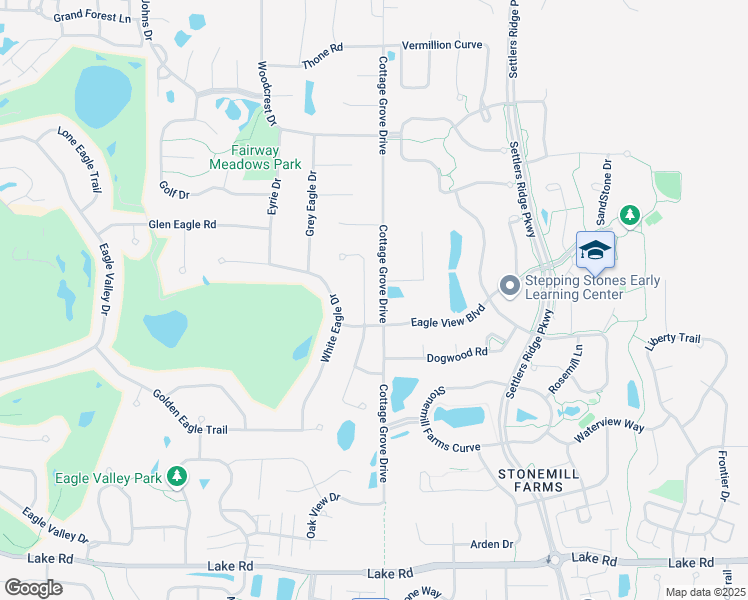 map of restaurants, bars, coffee shops, grocery stores, and more near 2671 Cottage Grove Drive in Woodbury