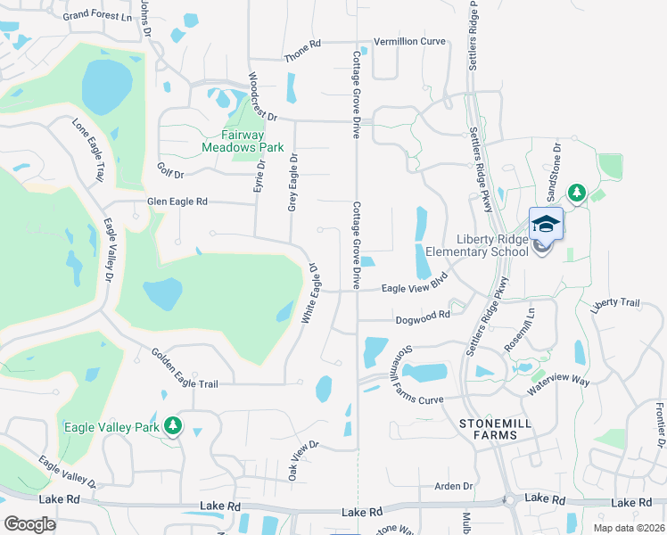 map of restaurants, bars, coffee shops, grocery stores, and more near 10934 Eagle View Circle in Woodbury