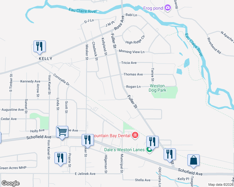 map of restaurants, bars, coffee shops, grocery stores, and more near 5209 Kellyland Street in Weston