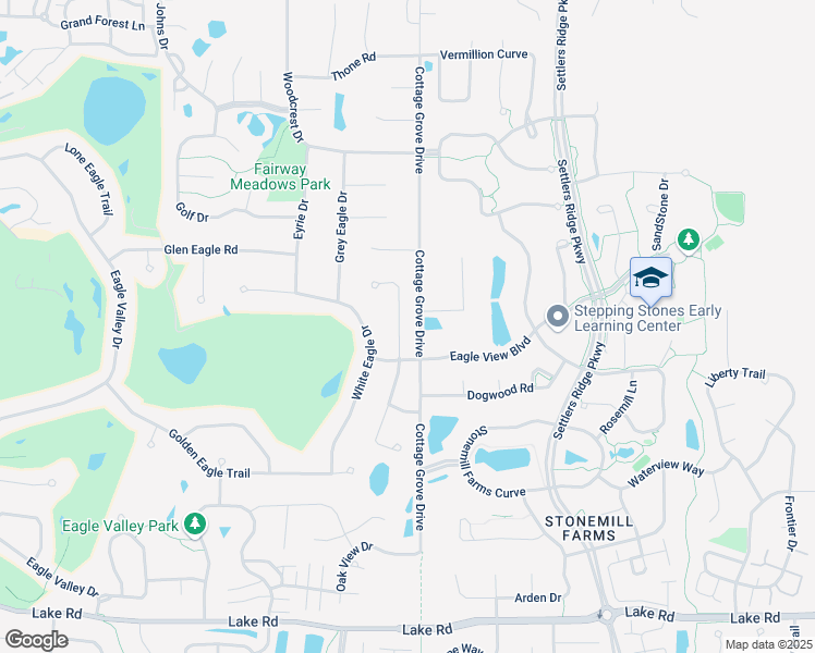 map of restaurants, bars, coffee shops, grocery stores, and more near 10982 Eagle View Circle in Woodbury