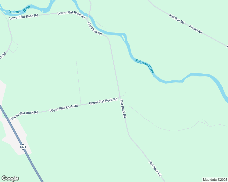 map of restaurants, bars, coffee shops, grocery stores, and more near 249 Flat Rock Rd in Malone