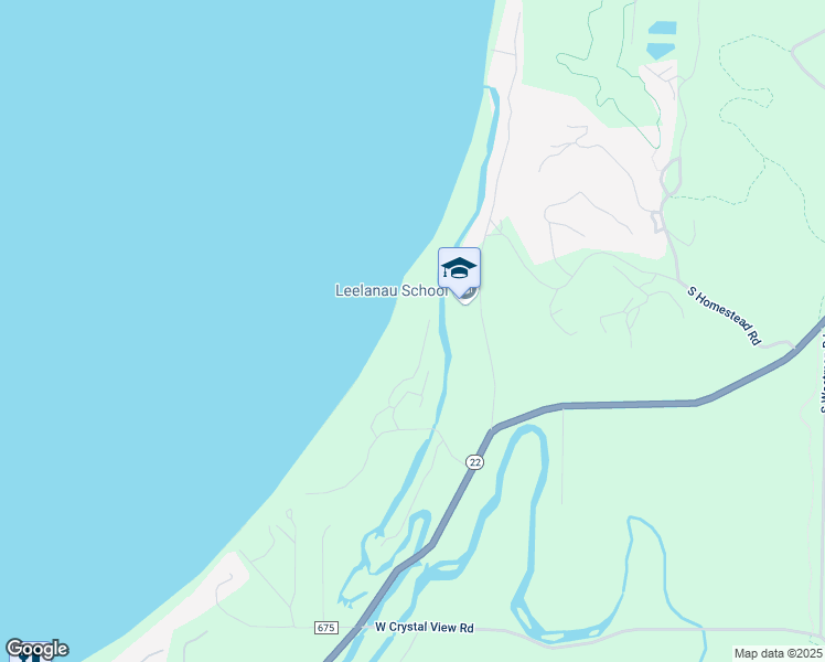 map of restaurants, bars, coffee shops, grocery stores, and more near 2 Beechtree Road in Glen Arbor