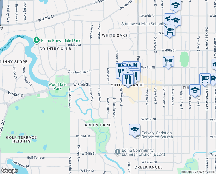 Walk Score Detail Map