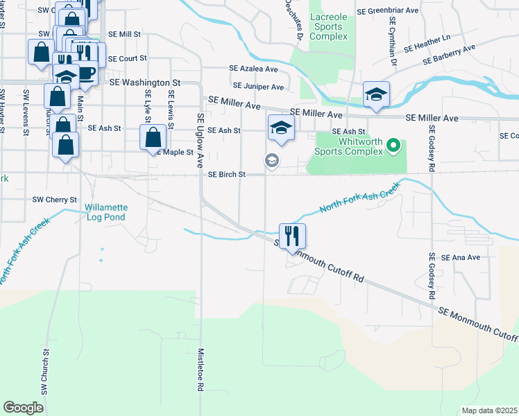map of restaurants, bars, coffee shops, grocery stores, and more near 1471 Southeast Holman Avenue in Dallas