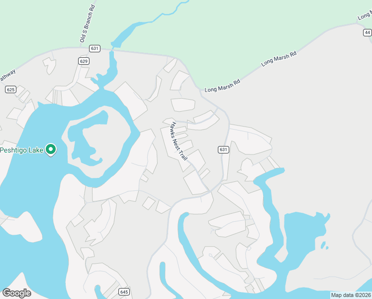 map of restaurants, bars, coffee shops, grocery stores, and more near N1722 Hawks Nest Road in Keshena