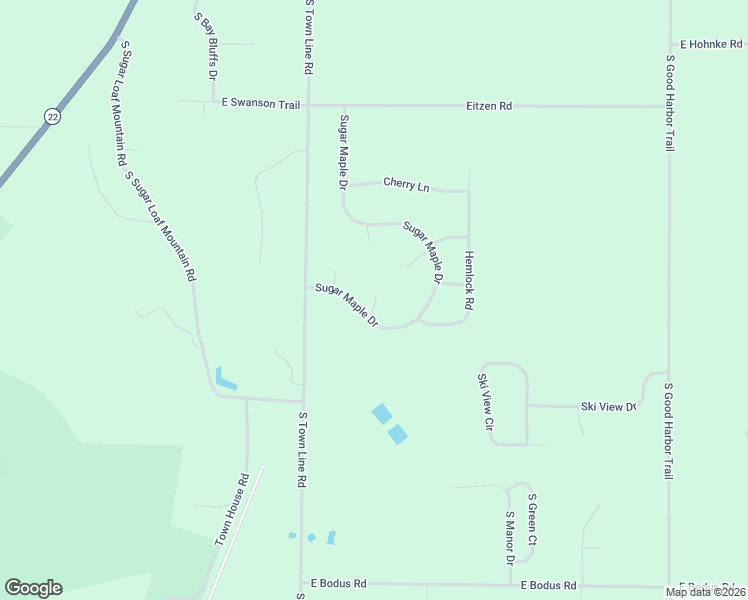 map of restaurants, bars, coffee shops, grocery stores, and more near 4000 South Linden Court in Cedar