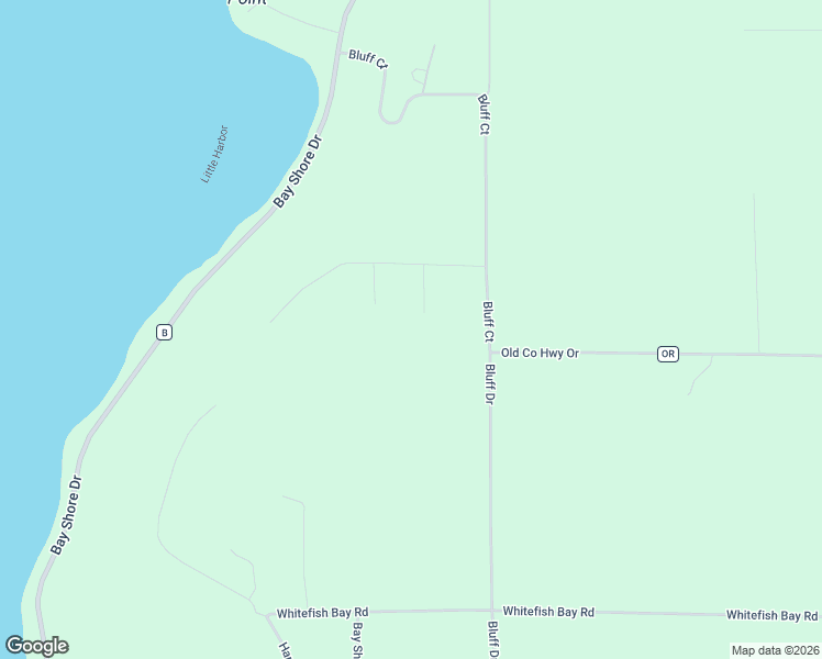 map of restaurants, bars, coffee shops, grocery stores, and more near 5073 Bluff Court Terrace in Sturgeon Bay