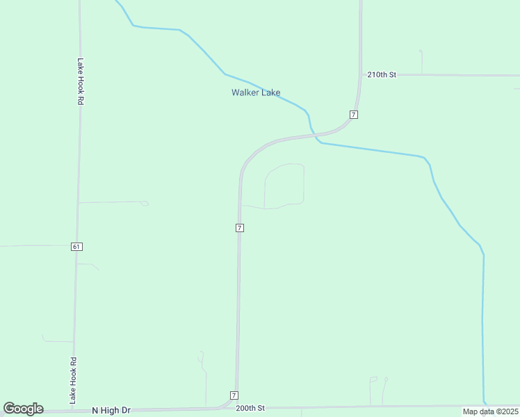 map of restaurants, bars, coffee shops, grocery stores, and more near 16622 206th Circle in Hutchinson