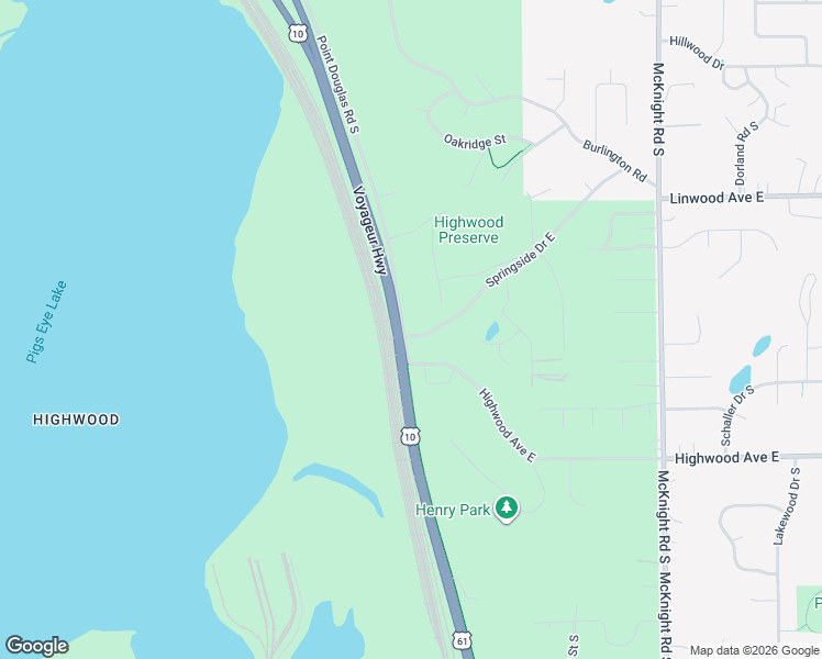 map of restaurants, bars, coffee shops, grocery stores, and more near 840 Point Douglas Road South in Saint Paul