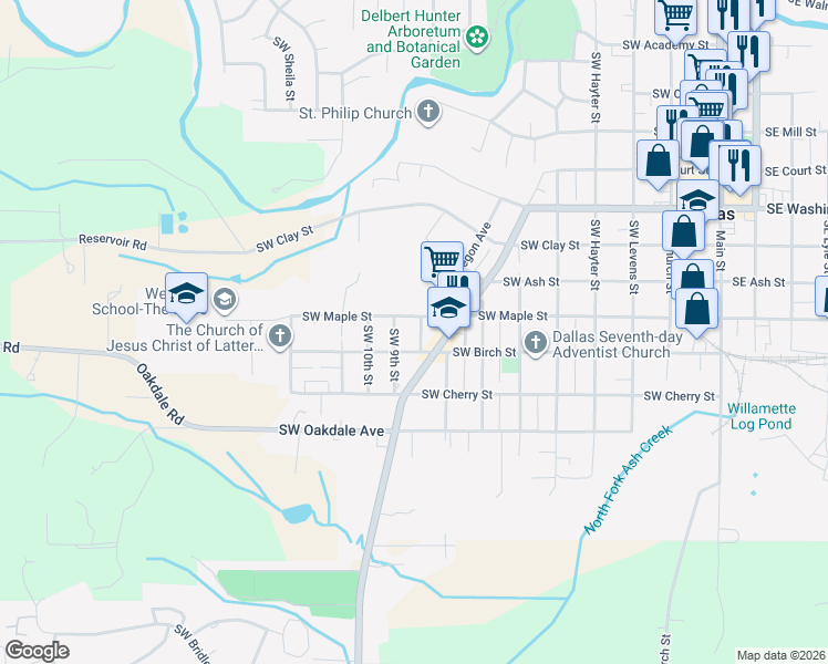 map of restaurants, bars, coffee shops, grocery stores, and more near 1358 SW 8th St in Dallas