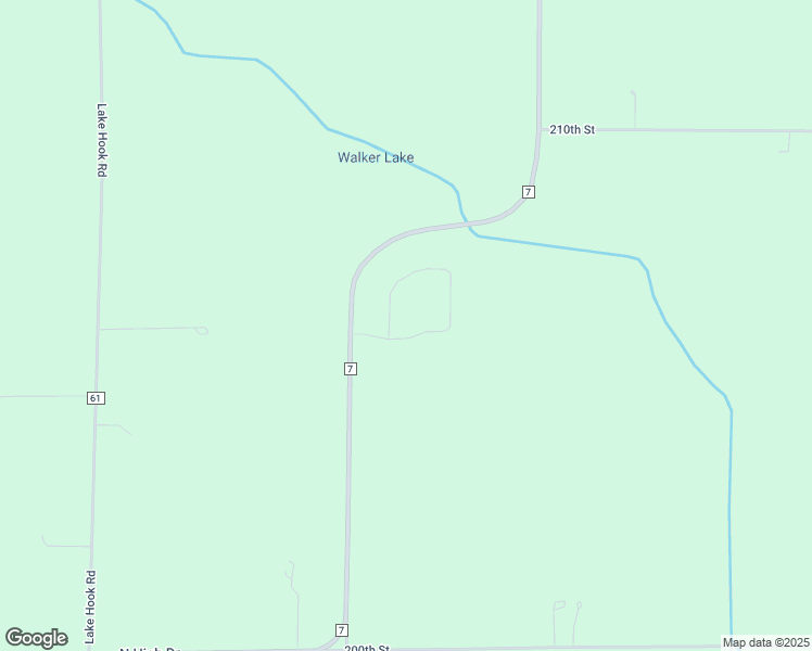 map of restaurants, bars, coffee shops, grocery stores, and more near 16622 206th Circle in Hutchinson