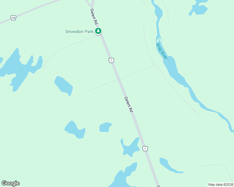 map of restaurants, bars, coffee shops, grocery stores, and more near Gelert Road in Haliburton County