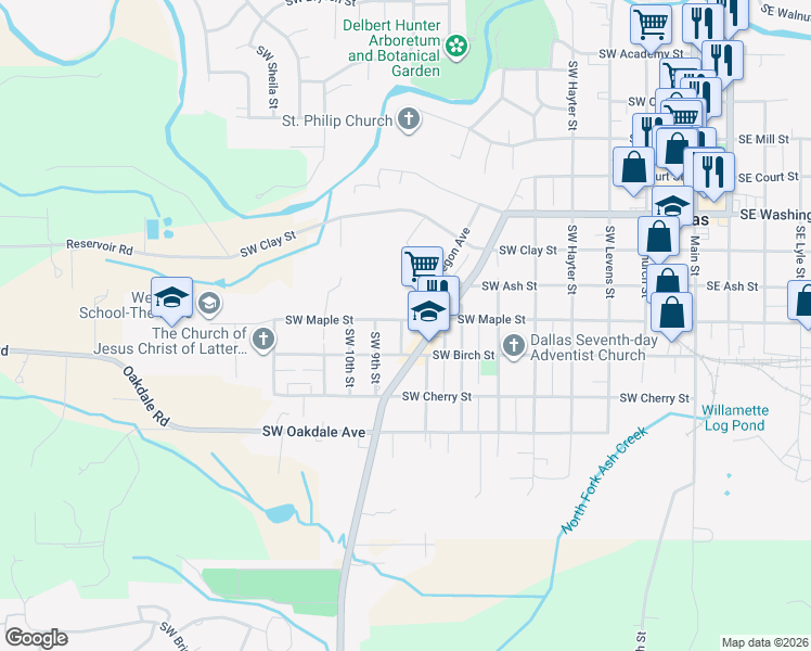 map of restaurants, bars, coffee shops, grocery stores, and more near 1358 Southwest 8th Street in Dallas