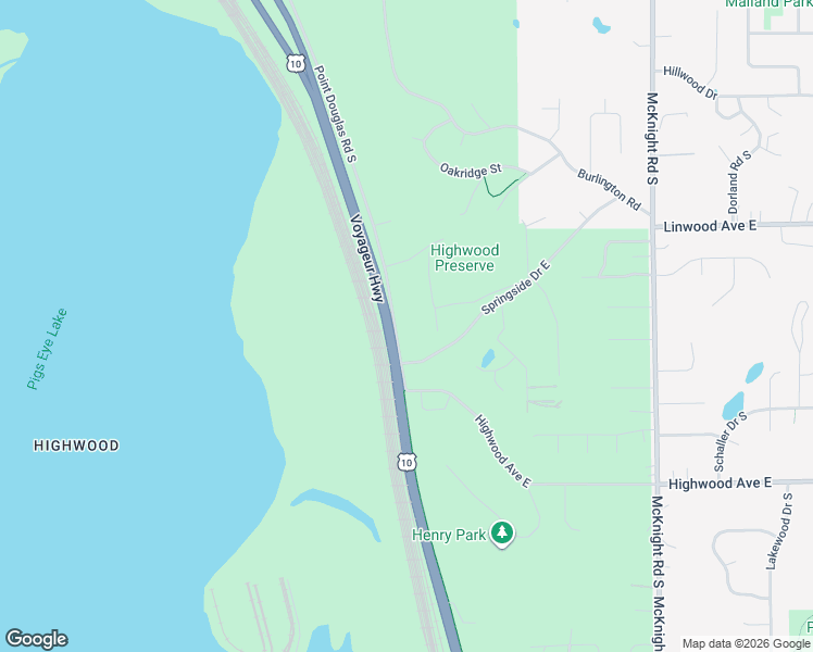 map of restaurants, bars, coffee shops, grocery stores, and more near 840 Point Douglas Road South in Saint Paul
