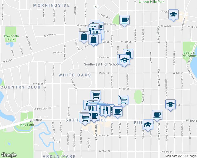 Walk Score Detail Map