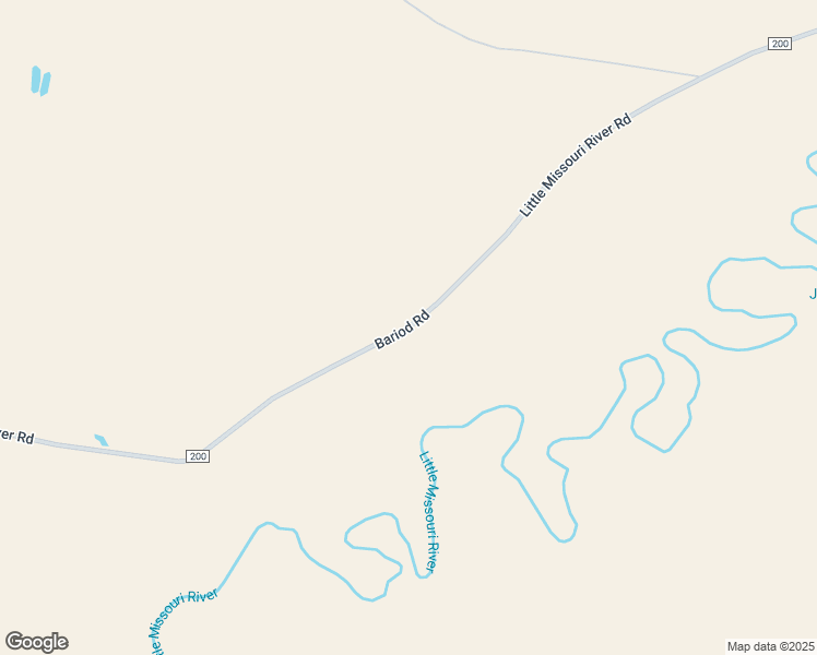 map of restaurants, bars, coffee shops, grocery stores, and more near Bariod Road in Hulett