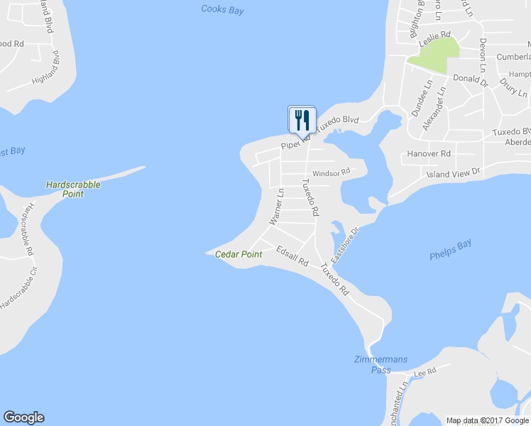 map of restaurants, bars, coffee shops, grocery stores, and more near 3355 Warner Lane in Mound