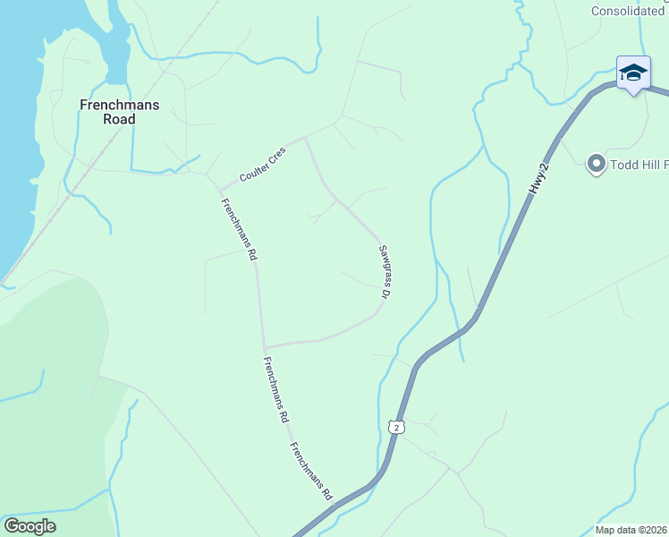 map of restaurants, bars, coffee shops, grocery stores, and more near 90 Sawgrass Drive in Oakfield