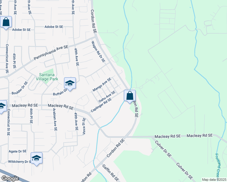 map of restaurants, bars, coffee shops, grocery stores, and more near 1022 Kailua Street Southeast in Salem