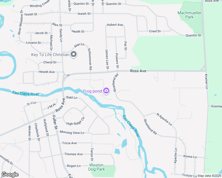 map of restaurants, bars, coffee shops, grocery stores, and more near 4108 Riverbend Road in Weston