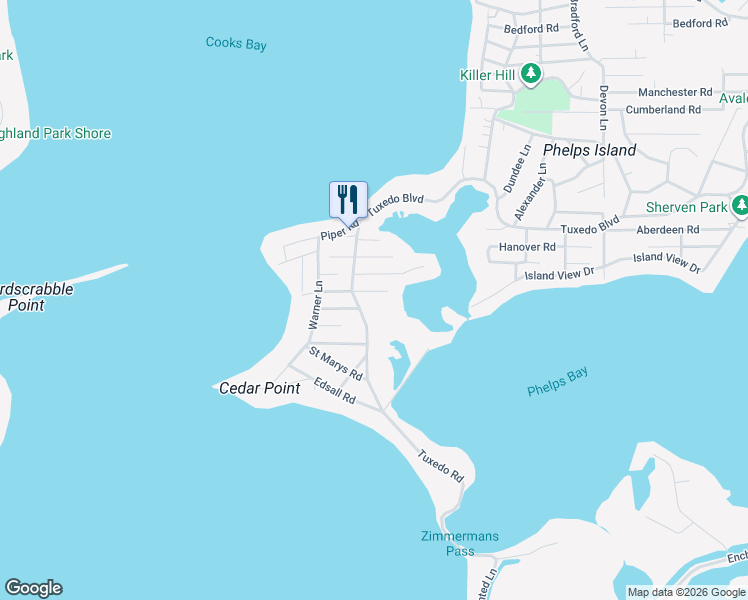 map of restaurants, bars, coffee shops, grocery stores, and more near 5139 Windsor Road in Mound