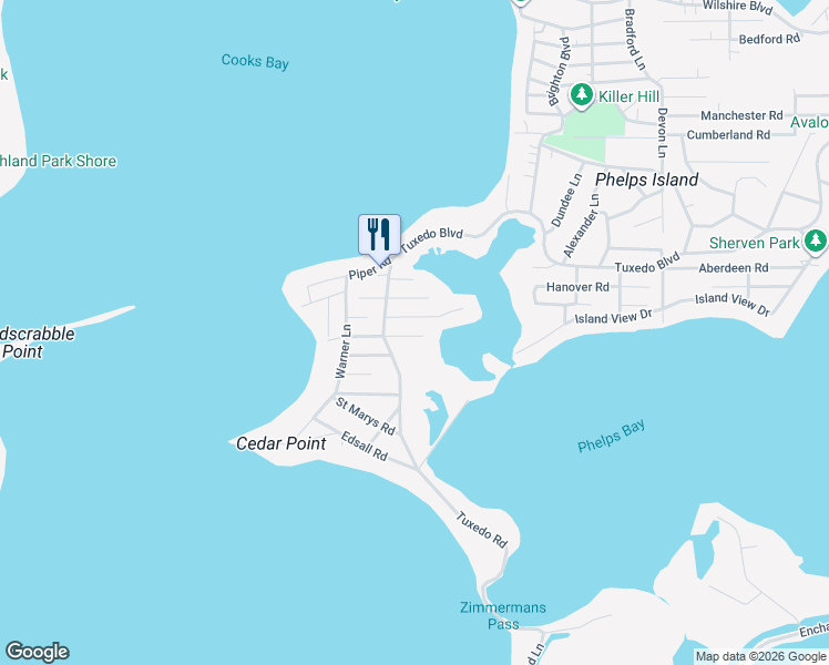 map of restaurants, bars, coffee shops, grocery stores, and more near 5139 Windsor Road in Mound