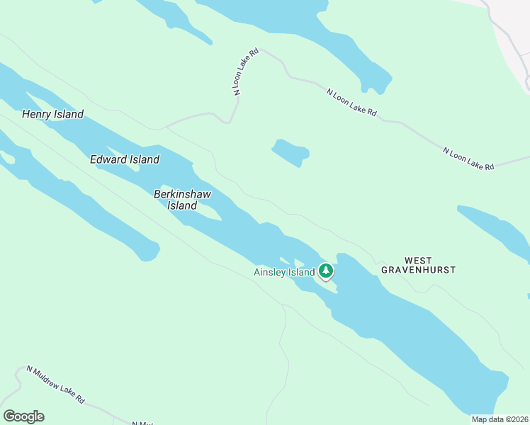 map of restaurants, bars, coffee shops, grocery stores, and more near 21 Redwing Drive in Gravenhurst