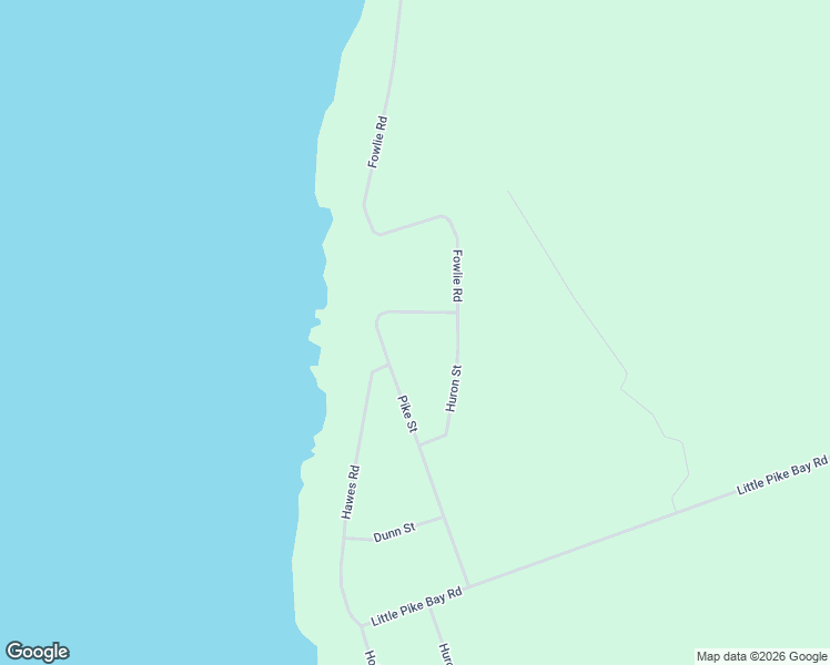 map of restaurants, bars, coffee shops, grocery stores, and more near 108 Pike Street in Lion's Head
