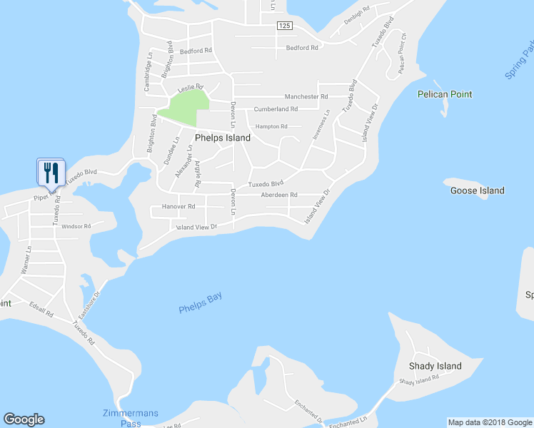 map of restaurants, bars, coffee shops, grocery stores, and more near 4735 Island View Drive in Mound