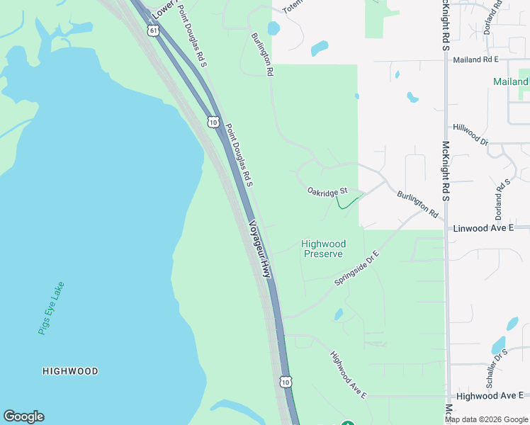 map of restaurants, bars, coffee shops, grocery stores, and more near 700 Point Douglas Road South in Saint Paul